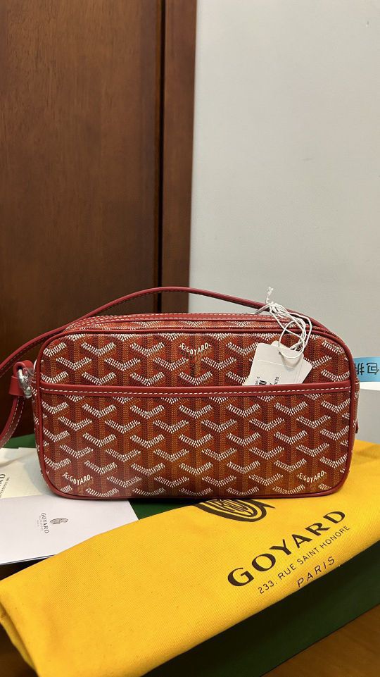 Goyard red camera Bag 020189